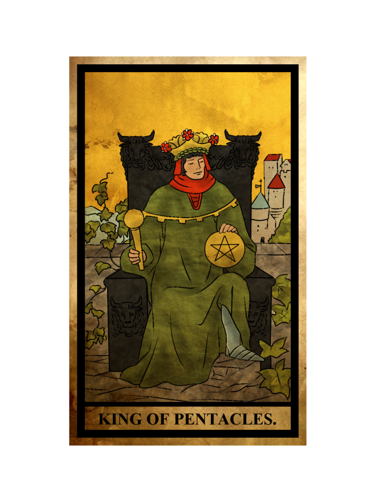 ペンタクルス（金貨）のキング（王）